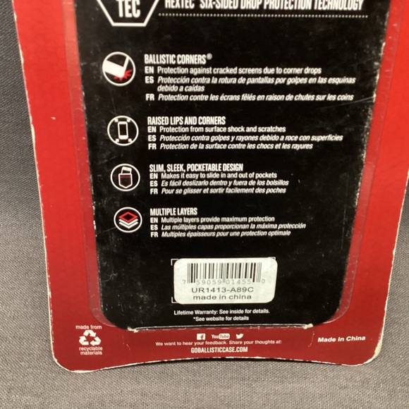 BALLISTIC URBANITE IPHONE 6  CASE COLOR: BLACK AND NEON GREEN NWT - Picture 8 of 8